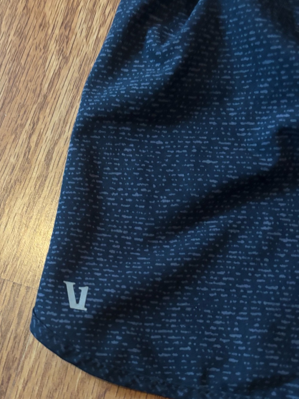 Vuori Black Athletic Running Shorts with Drawstring - Picture 3 of 7